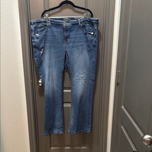 Plus Size, Short, Women's Mod-Rise Slim Boot Cut Jeans